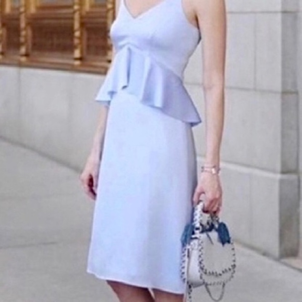 Cinderella blue satin dress